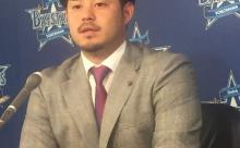 首位打者宮崎は5000万円増の8000万円で契約更改
