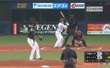 オリックス・吉田正尚、ロッテ二木から第2号逆転2ランホームラン！！