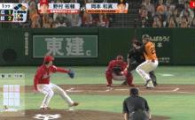 【GIF】巨人岡本、3号勝ち越しツーランwwwwww