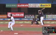 ソフトバンク・デスパイネ　第28号先制2ランホームラン