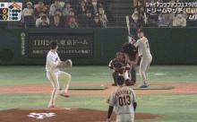 【ジャイアンツファンフェスタ2018】紅白戦、紅チームが大竹のタイムリーツーベースで先制！