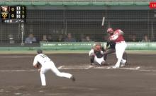 【GIF】楽天新外国人・ブラッシュ、菅野からホームランwwww