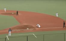 【GIF】やまかわほたかの赤ちゃん守備ｗｗｗ