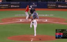 大谷翔平、第2打席で左中間へのツーベース！2試合連続マルチ安打！