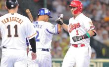 【球宴】カープ鈴木誠也、1号ホームラン！セリーグ史上初の1試合5本塁打達成！！
