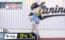 動画　12球団マスコットのスイングスピードランキング！