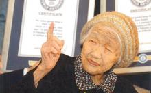 田中カ子さん(116)「死ぬ気がせん」