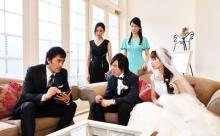 『まだ結婚できない男』第8話、桑野（阿部寛）が愛弟子の英治（塚本高史）から結婚披露宴のスピーチを頼まれる