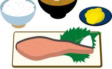 卵焼き、ウインナー、味噌汁、お新香、ご飯の破壊力 	