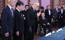 動画　金田正一さんお別れの会の主な参列者がこちら