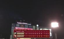 日ハム、投壊・貧打・守乱で楽天に完敗　有原が6回5失点で2敗目　野村のタイムリーがチーム唯一の得点