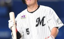 千葉口ッテ安田尚憲.218(381-83)6本規定打率最下位OPS最下位、ついに9番打たされ代打で追放される