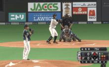 【オープン戦vs西武】日ハム、4回に相手のミスで1点先制！