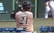 清宮幸太郎(2軍) .255(55-14) 1本 8打点 10四球 15三振 OPS.764