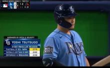 【MLB】筒香嘉智「７番一塁」３打数無安打１四球　1三振　レイズは逆転勝ち　22試合 ．157　0本　5打点　