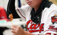 カープ中村健人、他球団選手からも大人気！西武ファン「とても男らしい野太い声」