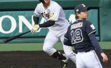 【阪神】板山祐太郎「いいピッチャーから打っているのは自信に」オリックス山岡から２点適時打