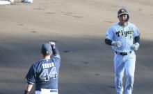阪神Ｄ１位・森下翔太、やっちゃった　ベース踏み忘れ　八回・井上の左飛で二塁回って戻る際に　岡田監督は「野球人（として）のミスや」
