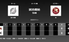 試合実況　3月17日13:00～ ロッテ－楽天(佐々木×内) オープン戦