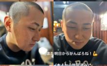 【画像】3エラーのオリックス紅林弘太郎、頭を丸める