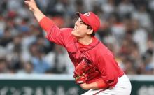 カープ九里、魂の130球完封！矢野2点先制打！松山大盛ダメ押し打！西武に勝ち越し首位キープ！【広島5-0西武/試合結果】