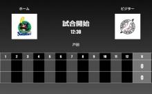 二軍試合実況　9月15日12:30～ ヤクルト－ロッテ