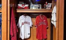 大谷翔平のロッカーに安倍晋三