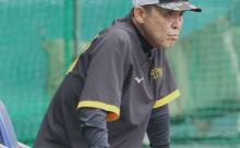 阪神タイガース　岡田彰布オーナー付顧問  大山に続いて、前川にも右前適時打が飛び出すと