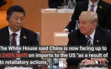 煽られて切れたトランプ、中国関税。245％へアップ