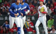 カープ新井政権ワースト7連敗。坂倉1号！ドラ1斉藤プロ初登板0封！森下6回4失点炎上で逆転負け【広島2-4中日/試合結果】