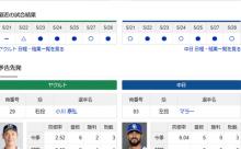【ドラゴンズ実況】 5/29 中日 vs ヤクルト（神宮）18:00~　先発：マラー【中継:フジONE　DAZN】