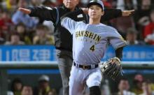 阪神・熊谷　いぶし銀の働き「攻守」で貢献　逆シングル好捕＆四球→盗塁　「明日も継続できるように」