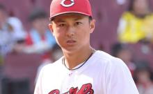カープドラ1佐々木泰、打率.192(26-5) 0本 0打点 0四球 出塁率.192 OPS.500