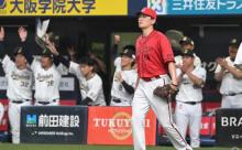 カープ大瀬良、1イニング7安打6失点炎上。菊池と末包のお見合いからまさかの展開
