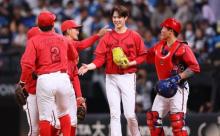 カープ森下〝熱投〟133球完投！大盛2号！田中猛打賞4出塁！坂倉先制3塁打！モンテロ2打点！エース伊藤を6得点KOで快勝！【広島6-2日ハム/試合結果】