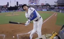 大谷翔平、死球を食らって絶叫