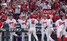 カープファビ7号逆転満塁弾！大盛2安打＆5出塁！矢野猛打賞！坂倉タイムリー！高橋昂回跨ぎで4年ぶり勝利！【広島8-4SB/試合結果】