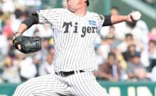 阪神・桐敷が3者連続三振　緊急登板も仕事果たす
