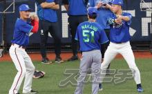 【球宴】カープ矢野、中日岡林＆阪神中野に打撃の極意を学ぶ