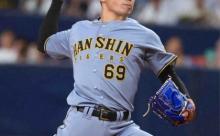 【球宴】初出場の阪神・石井大智は全14球を直球勝負で3者凡退