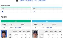 【実況・雑談用】 7/24 オールスター第2戦（横浜）18:30~【中継:テレ朝系列】ドラゴンズからは上林岡林松葉藤嶋清水が出場！