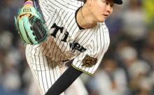 【球宴】阪神・及川雅貴　全10球のうち9球は直球勝負！最後ツーシームのワケ「全部真っすぐで…」