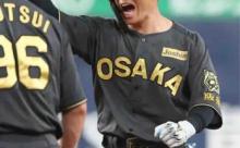 【阪神】糸原健斗が気合満点の勝ち越し打　今季初の適時打　ベンチの仲間に右手突き出す